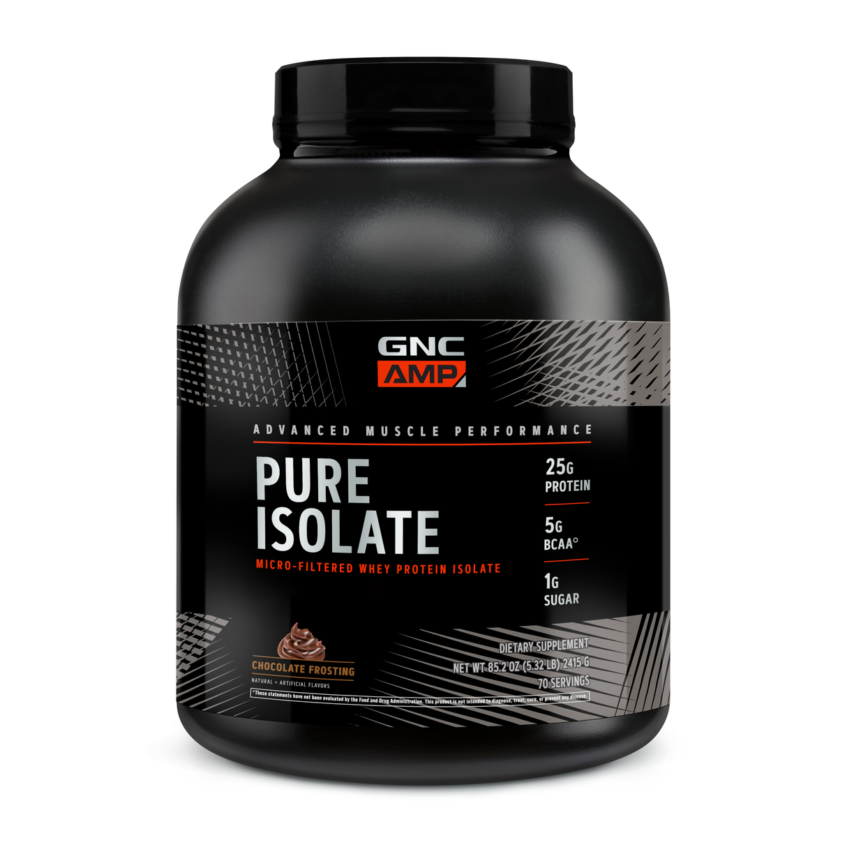 GNC AMP PURE ISOLATE CHOCOLATE, 70 SERVIDAS