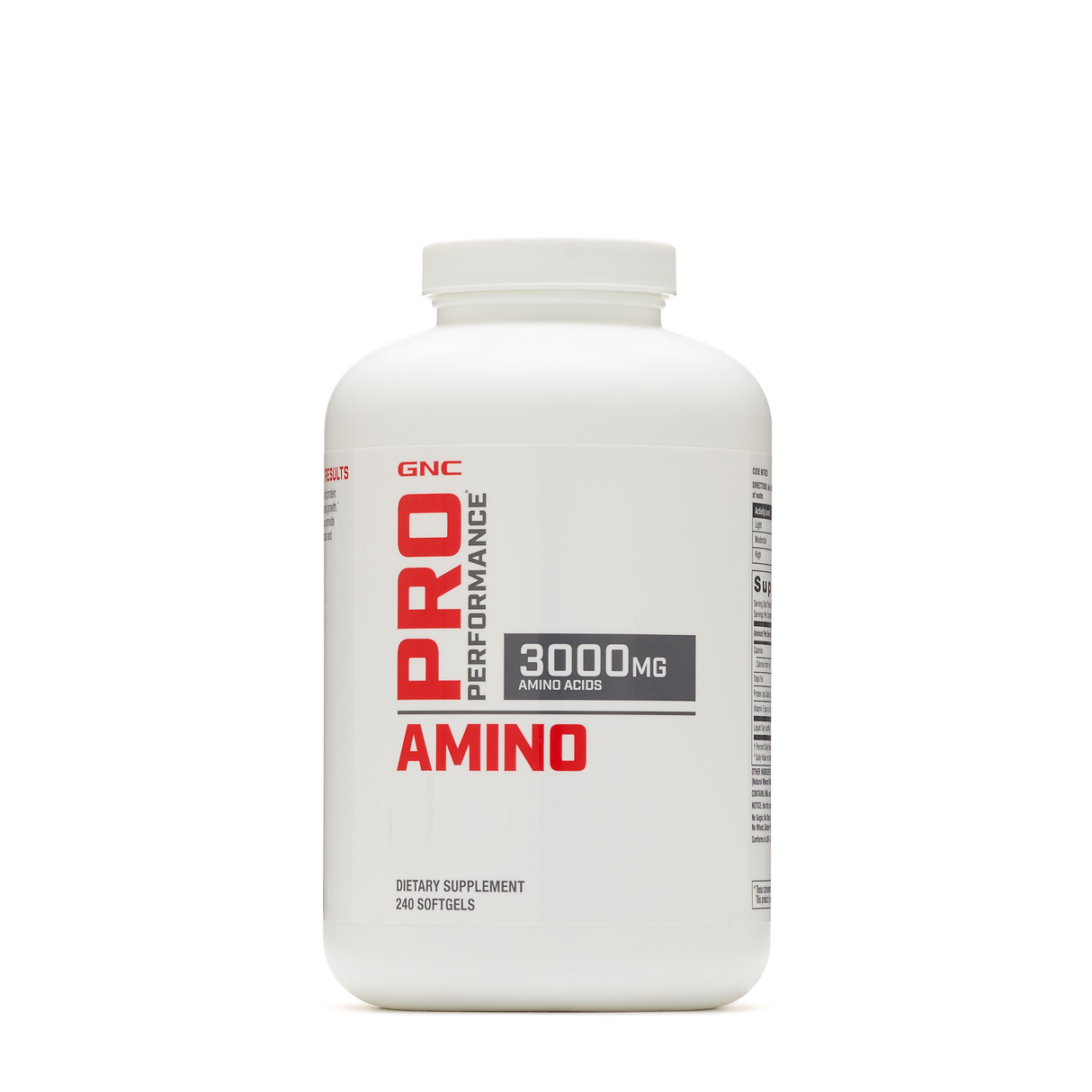 GNC PRO PERFORMANCE - AMINO 3000MG, 240 CAPS.