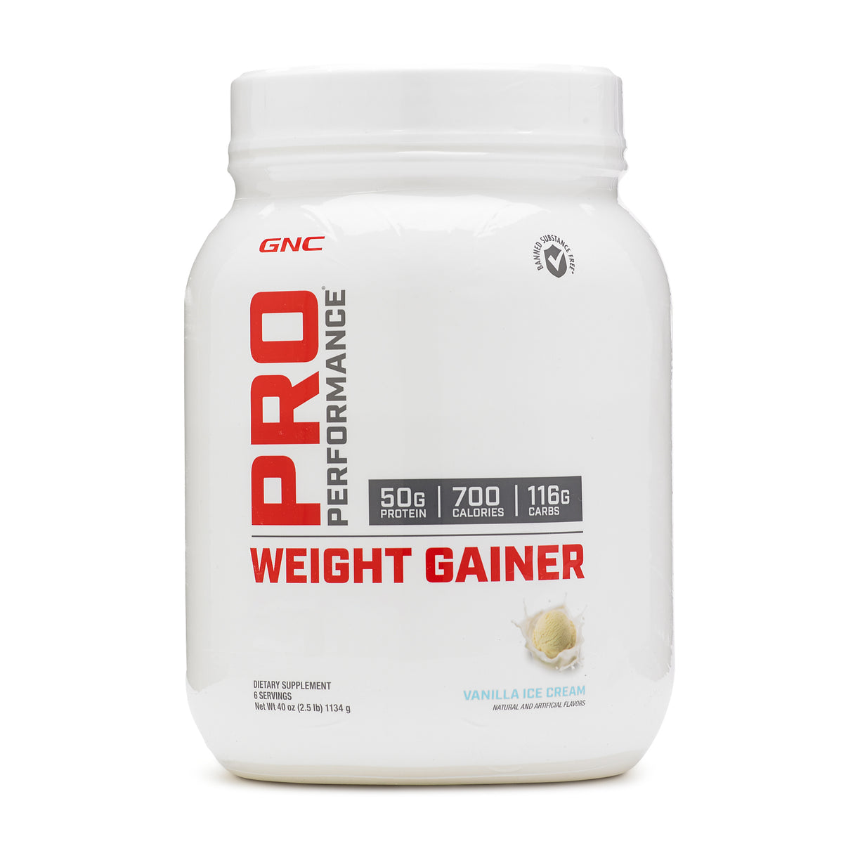 GNC PRO PERF. MEZCLA PROTEINA 700 CALORIAS, VAINILLA 2 LBS