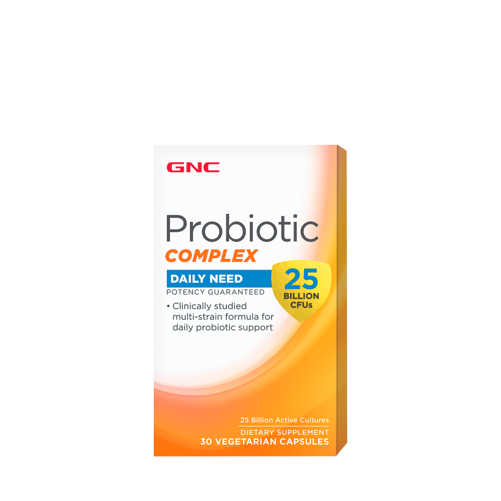 GNC - PROBIOTIC COMPLEX 25 BILLONES UFC, 30 CAPSULAS